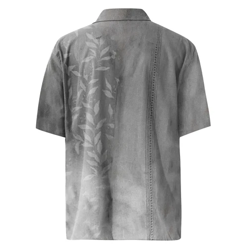 Men's Short Sleeve Button-Up Casual Cuban Guayabera Beach Wedding Dress Shirt - Picture 4 of 36