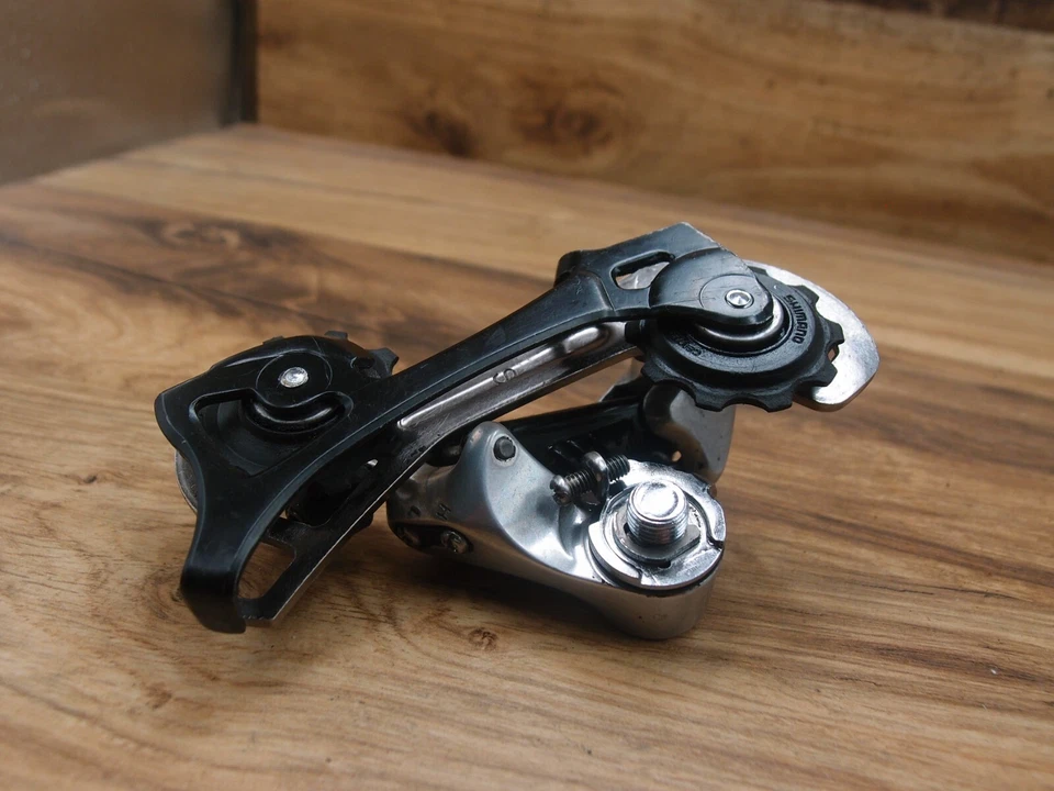 1993 rear derailleur Shimano STX RD-MC31 VIA Japan mid cage 7 speed - Image 4 of 4