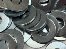 5/16"  USS STEEL FLAT WASHER ZINC COATED  3/8" ID X 7/8" OD  -  50 PIECES