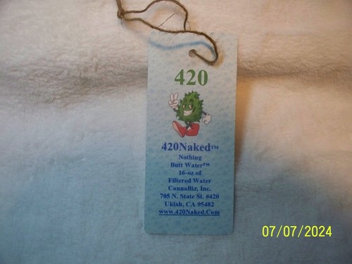 420Naked™ Nothing Butt Water™ 16-oz bottled drinking water - Picture 3 of 3