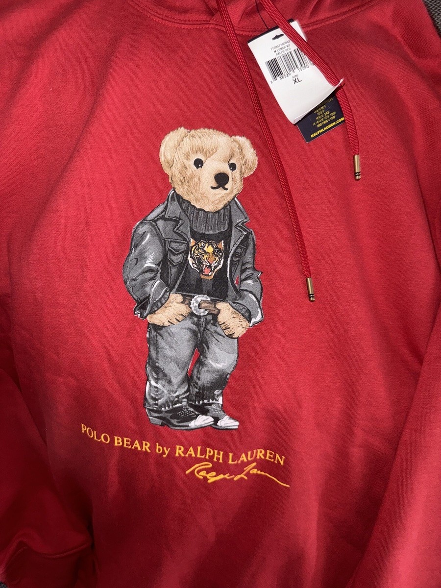 RALPH LAUREN タイガー フード パーカー XL Polo Ralph Lauren Stadium Bear New Years Lunar Year Of The Tiger