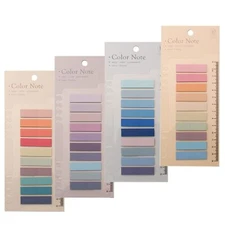 Sticky Index Tabs 800 Pcs, Colorful 40 Colors Translucent Writable Page Tabs