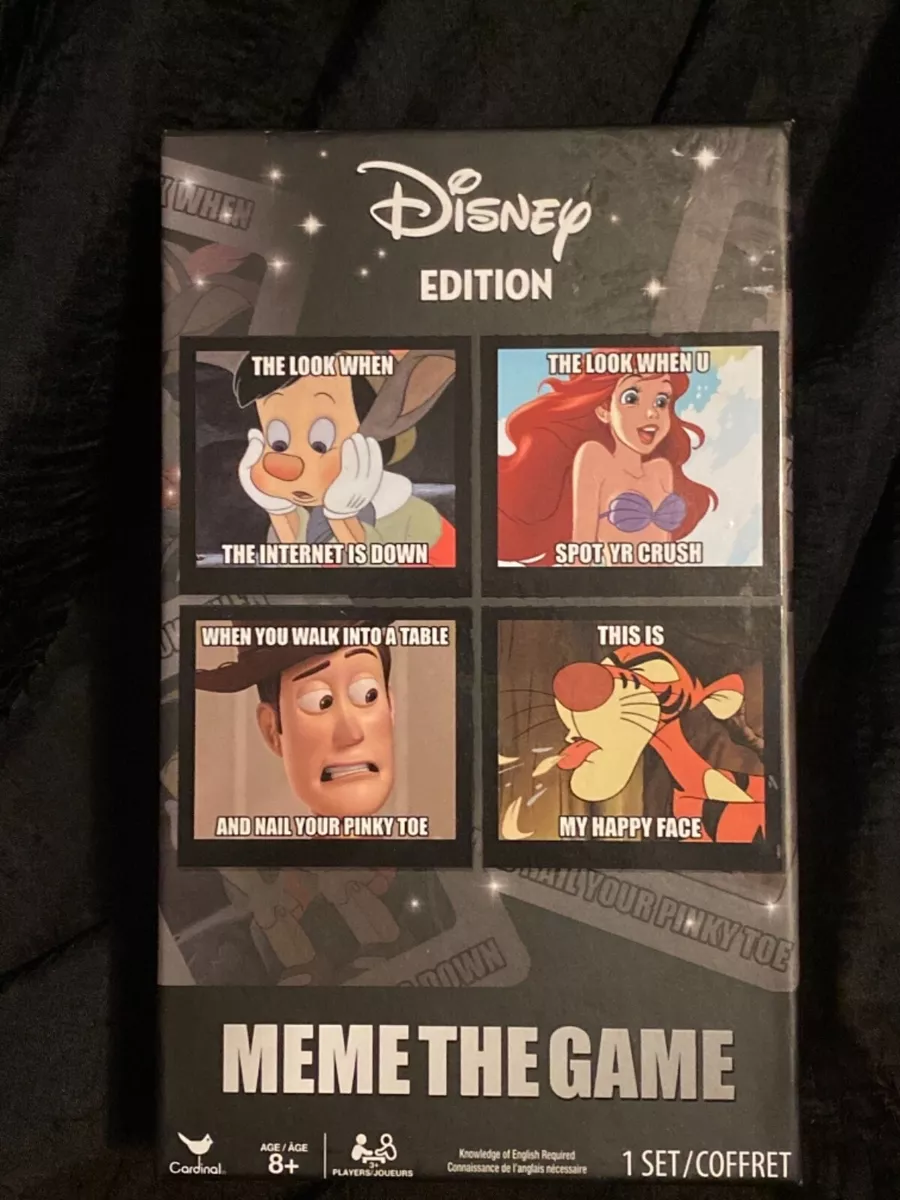  Spin Master Games Meme The Game, Disney Version Funny Cards  Family Party Travel Activity, for Adults and Kids Ages 8 & Up : Tools &  Home Improvement