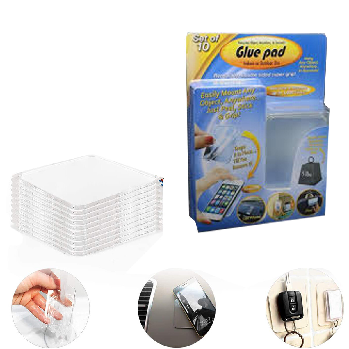 10 Fussmatten Anti Rutsch Auto Smartphone Zuhause Transparente Silikon Aufkleber Ebay