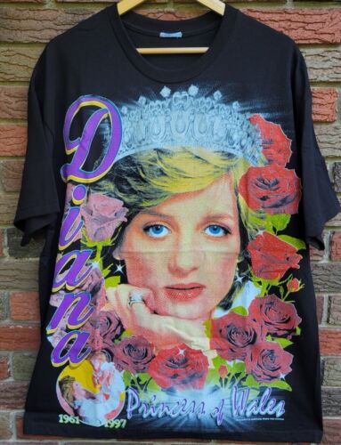 Princess Diana Of Wales Memorial AOP T Shirt XL - Afbeelding 1 van 5