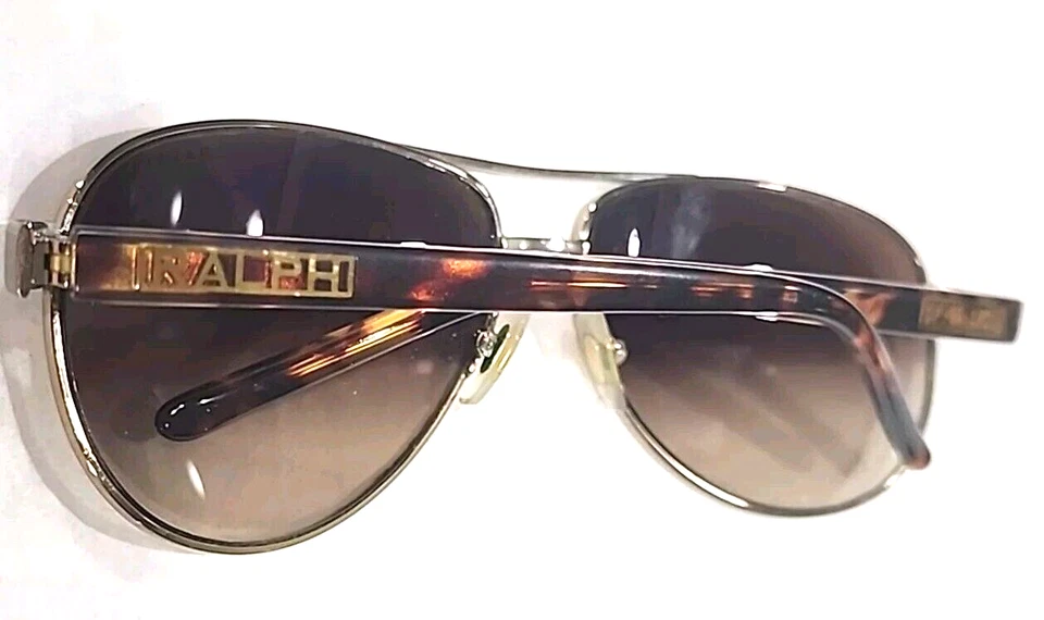 Gafas de sol Ralph Lauren RA4004 104/13 dorado metal marrón 59-13 130 *LEER Foto 4 de 4