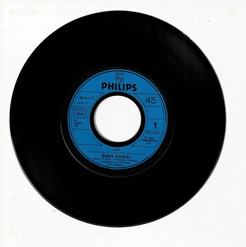 Rika ZARAI Disque Vinyle 45T 7" AMI - VIS TA VIE - PHILIPS 6010177 punki64 - Picture 2 of 3