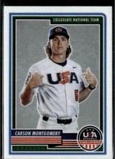 2023 Panini USA Baseball Stars & Stripes #76 Carson Montgomery