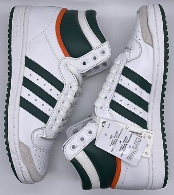 adidas Originals Top Ten Hi Miami Hurricanes EF2516 Size 7.5 NWOB Lifestyle NOS