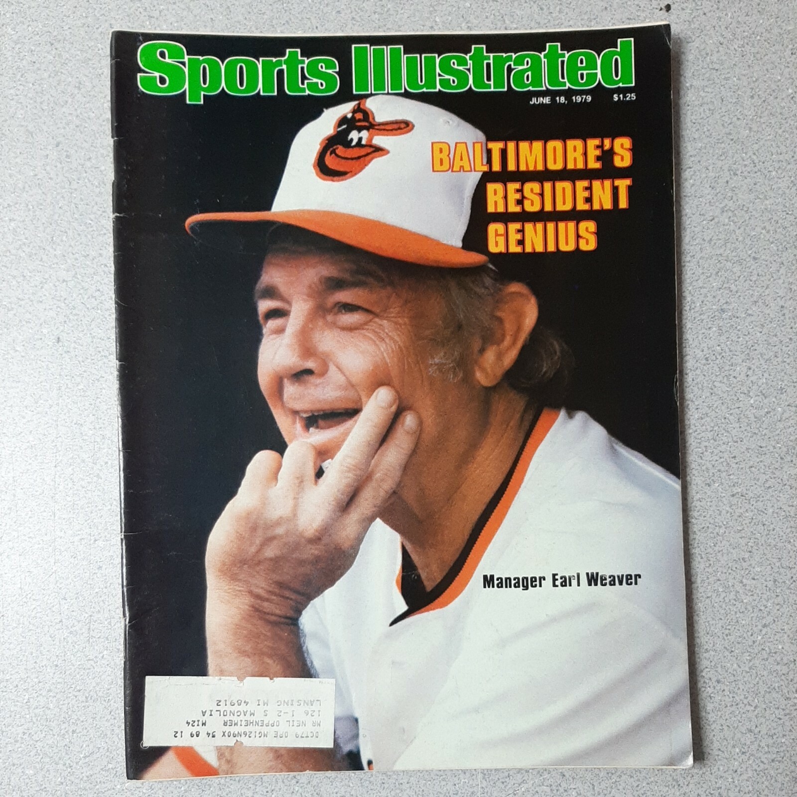 Sports Illustrated June 18 1979 Earl Weaver Baltimore Orioles Edwin Moses LPGA