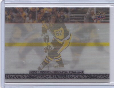 2017-18 Sidney Crosby Tim Hortons Canada Triple Exposure Insert Card #TE1 Mint