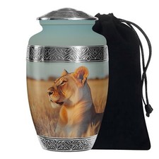 Lion Urns For Human Ashes Adult Female Large Urns For Human Ashes Adult 10 Inch
