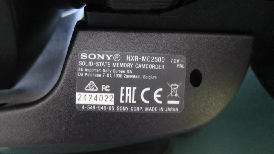 Sony HXR-MC2500 Digital FHD AVCHD Shoulder Mount Camcorder Bundle - SHIPS FREE - Image 4 of 4