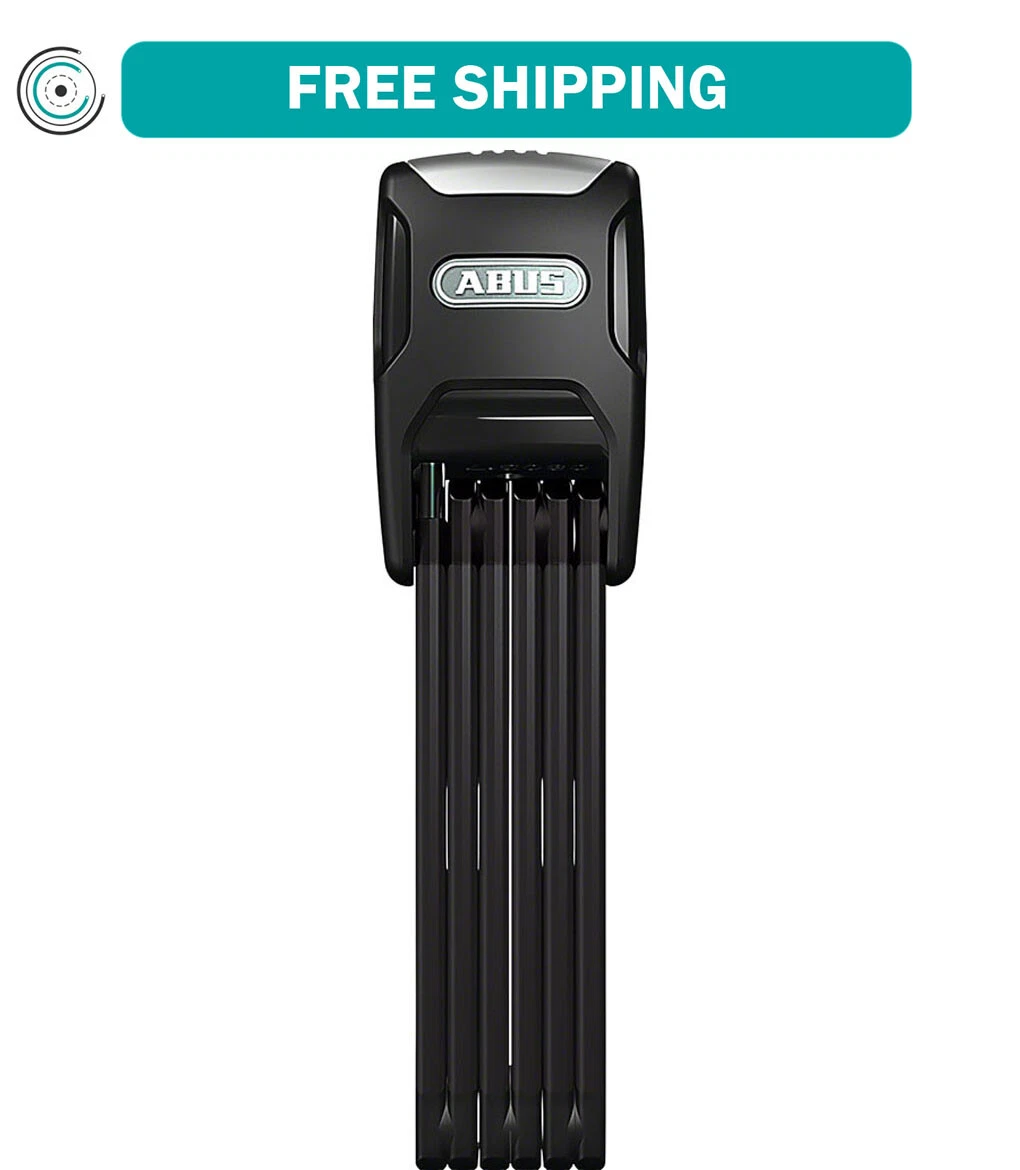 ABUS Bordo Alarm 6000 Keyed Folding Lock 90cm Black bike bicycle