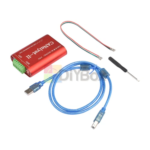 2-CH 2500 VRMS CANOpen J1939 DeviceNe Dual Channel USB To CAN Adapter Analyzer