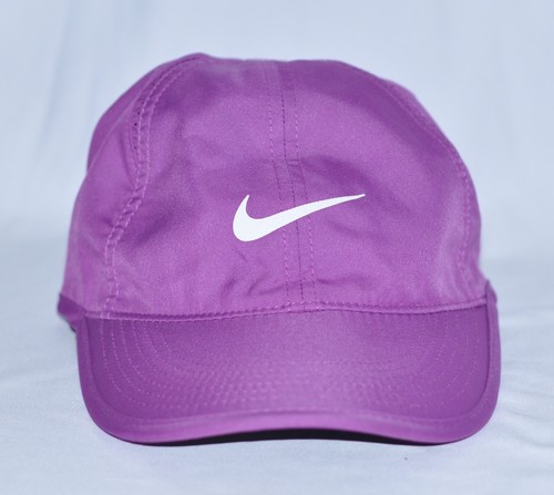 Nike Dri-FIT Unstructured Featherlight Hat Club Cap Purple Youth Girl Kids Size
