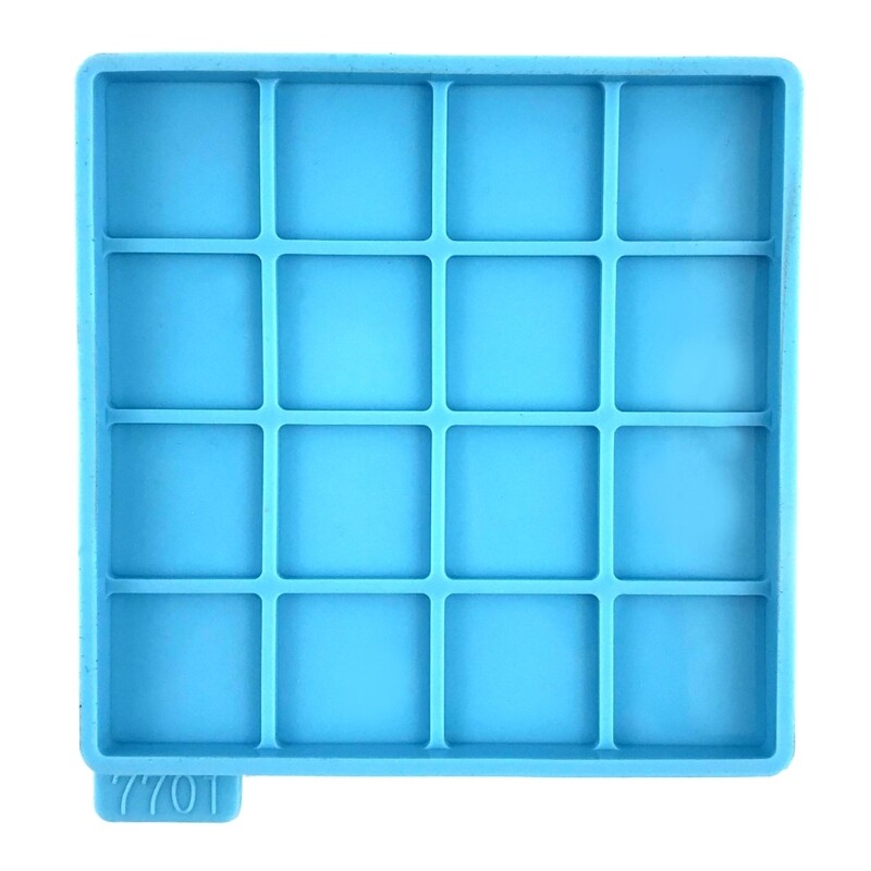 Square Silicone Coaster Mold for Resin Cement and Polymer Clay Casting