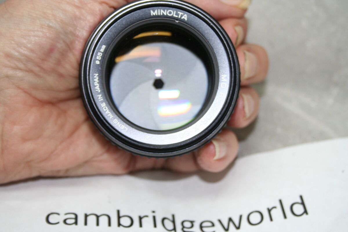 MINOLTA AUTO ROKKOR X 50mm F1.2 MD ORIGINAL PRIME GENUINE MINOLTA AUTO ROKKOR X 50mm F1.2 MD ORIGINAL PRIME GENUINE