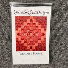 Laurie Shifrin Designs PARADISE FOUND Pieced Quilt Pattern 5 Sizes LSD-007 New