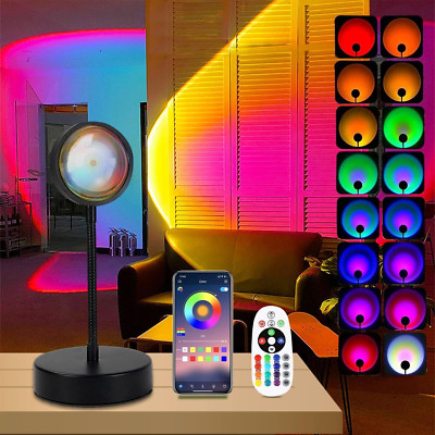 Sonnenuntergang Lampe LED Licht Sunset Nachtlicht mit Smart App Control für Self
