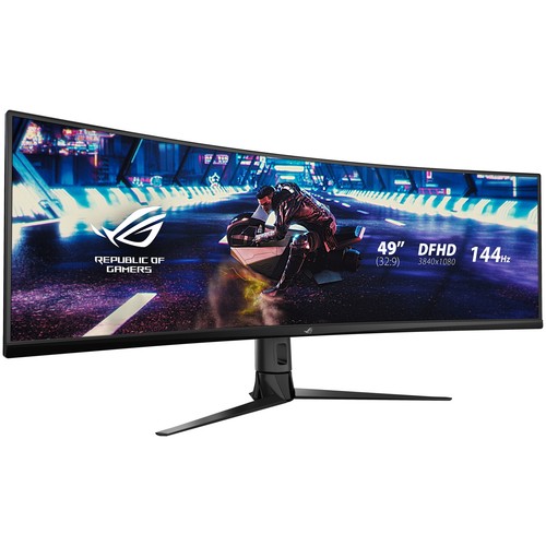 ASUS ROG Strix XG49VQ 49" Computer Monitor 3840 x 1080 Pixels Ultra Wide Full HD - Picture 3 of 8