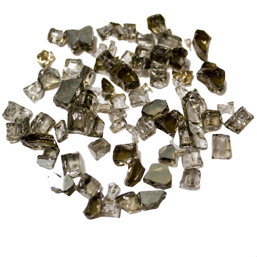 AZ Patio Heaters Reflective Fire Pit Fire Glass, Bronze - RFGLASS-BRZ