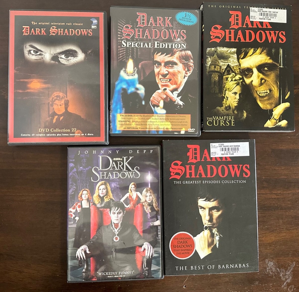 Dark Shadows 5 disc set DVD | eBay