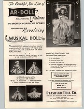 1950 PAPER AD Standard Doll Co AR Doll Creations Musical
