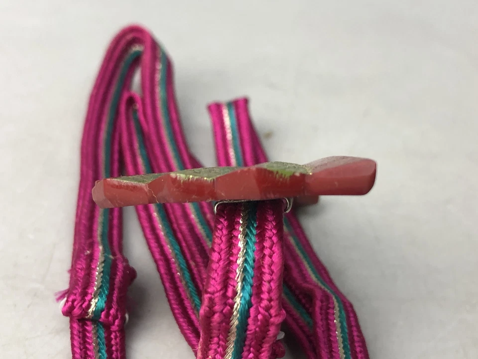 Y7967 OBIDOME Makie Sash clip brooch box fan Japan antique kimono accessory - Image 4 of 4