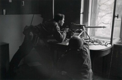 American soldiers, Leipzig, Germany in April 18, 1945 by Robert Capa