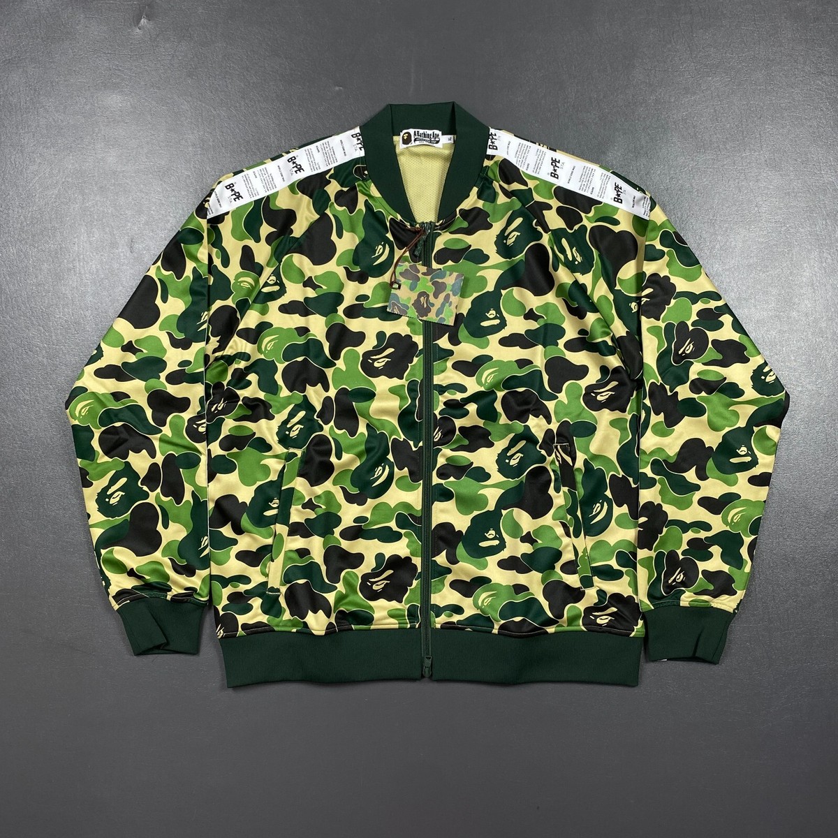 100% Authentic A Bathing Ape ABC BAPE STA Tape Jersey Top Jacket 