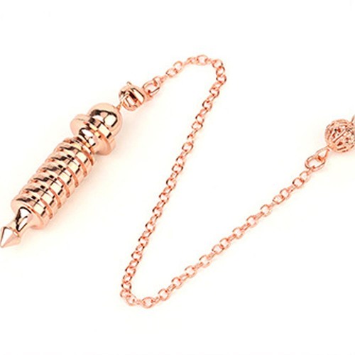 Schrauben Sie Shape Pendule Divination Dowing Heilung Metall Reiki Pendel - Bild 15 von 16
