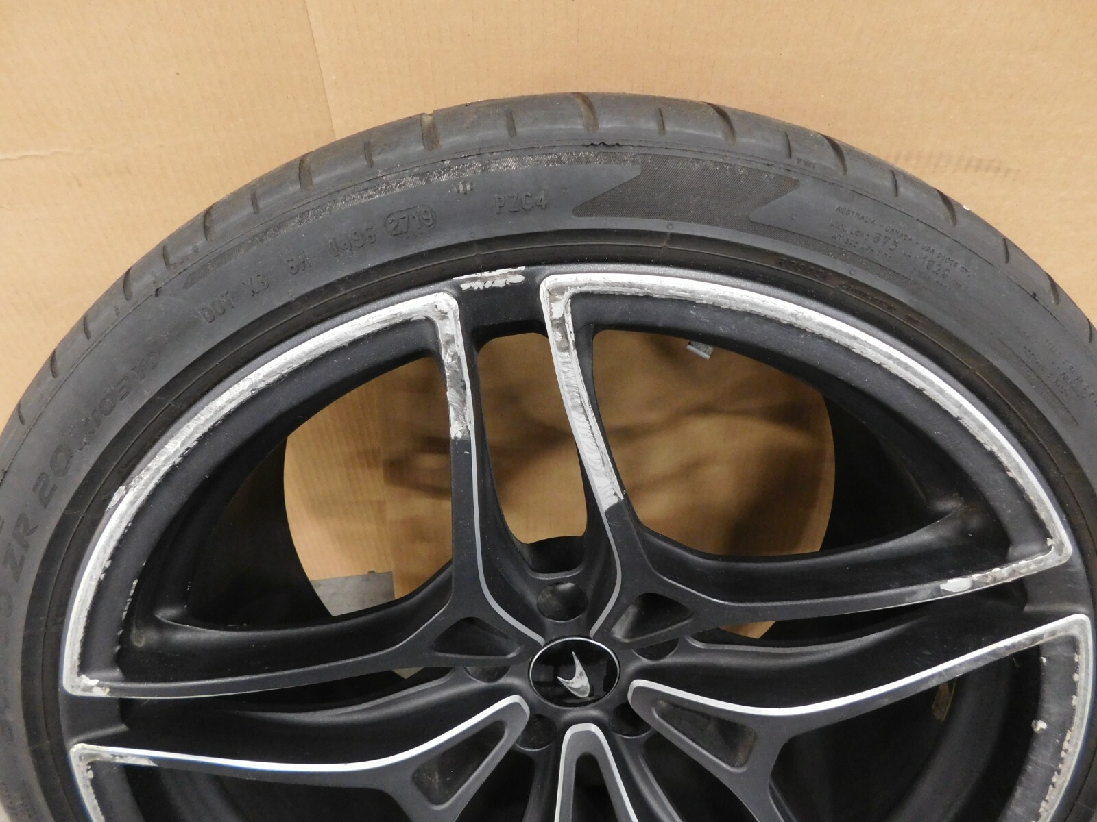2019 17 18 19 20 McLaren 720S OEM 19" Rear Wheel / Tire #1  #3055 N7