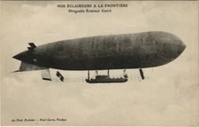 PC DIRIGEABLE ÉCLAIREUR CONTÉ ZEPPELIN BALLOON AVIATION (a19696)