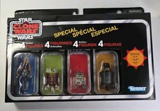 Star Wars Vintage Kenner Escape from Order 66 4 Pack Ahsoka and Clone Droids New