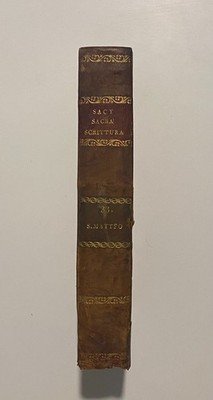 Fortsetzung des Heiligen Evangeliums Jesu Christus von Sacy. Lorenzo Baseggio 1795