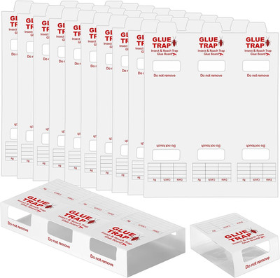 Qualirey 30 Pack(10 Sheets) Spider and Insect Glue Insect Traps Glue Boards Bulk