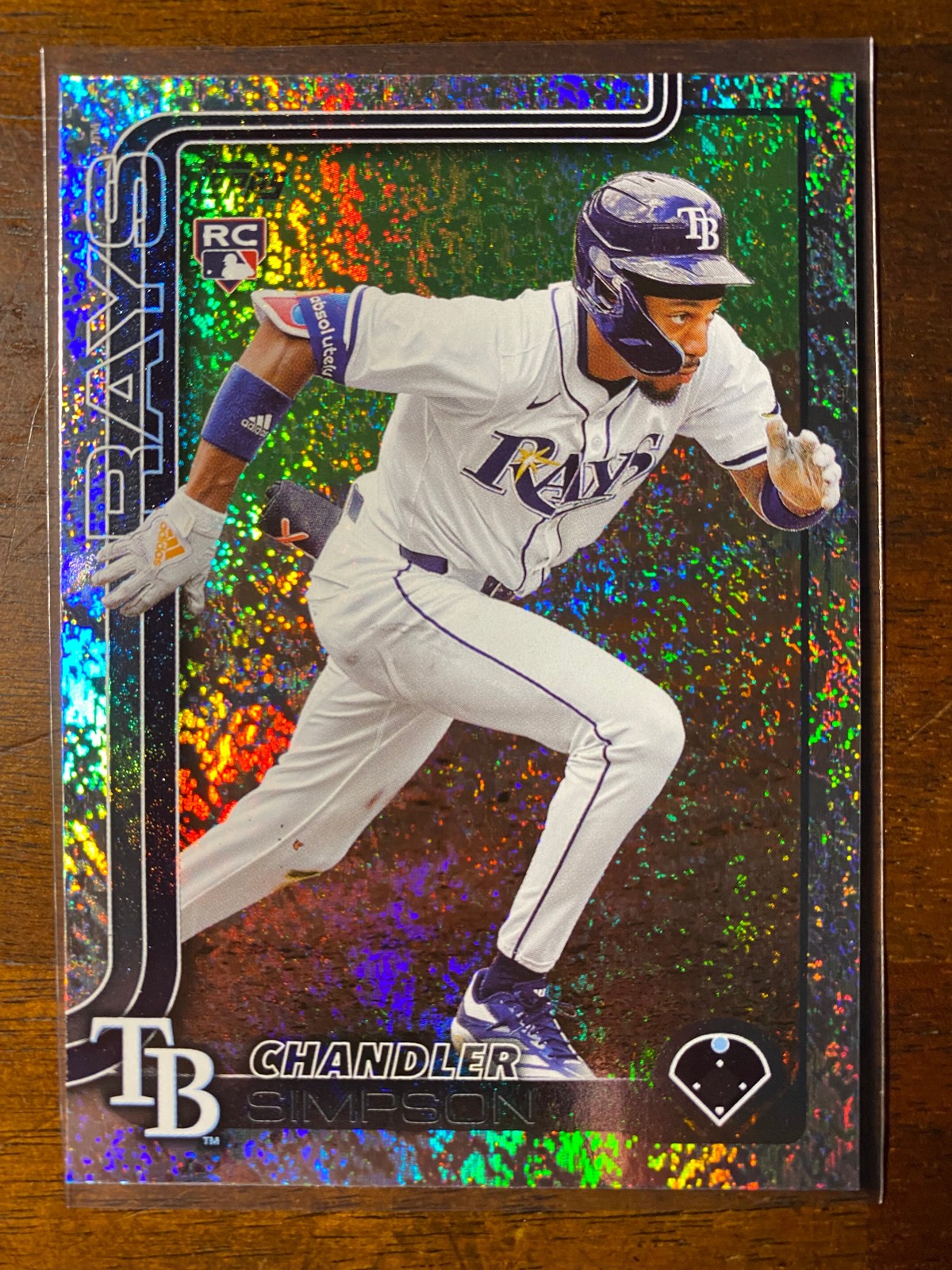 2025 Topps Update Series Chandler Simpson #US277 RC Rookie Holo Foil