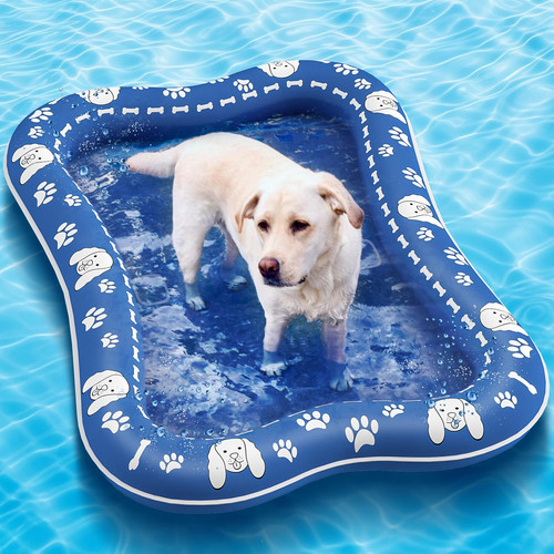 Dog Floats for Pool, Pet Pool Raft and Float with Durable Design, Inflatable ...