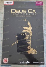 Deus Ex Human Revolution PC Adam Jensen Collectors Edition 6,678/20,000 SEALED!