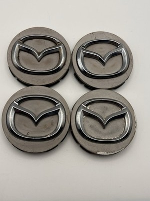 Mazda CX-7, CX-9, Mazda 3, 5, 6 Wheel Center Cap Set (4) Silver 2874 PPO+PA