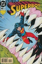 Superboy (3rd Series) #10 VF; DC | Humberto Ramos Teeth Mouth - w/Bag+Board