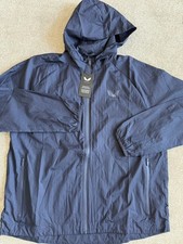 CASTORE Giacca Uomo Impermeabile Core Flyweight (BNWT) XL Blu con Cappuccio Golf
