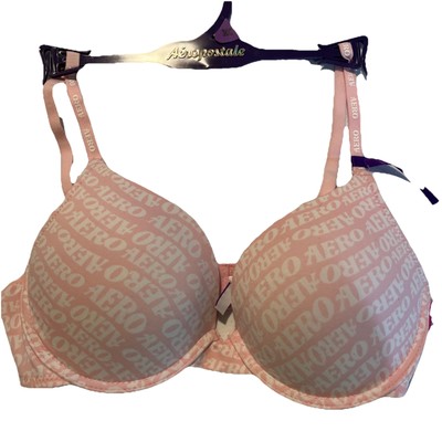 Aeropostale 36C Push Up Bra Logo Adjustable Straps Underwire NWT  FREE SHIPPING