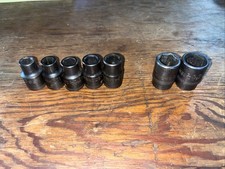 MAC VP6 6pt 1/2" Drive Shallow Impact Socket Set 10-14, 18-19mm Set Of 7