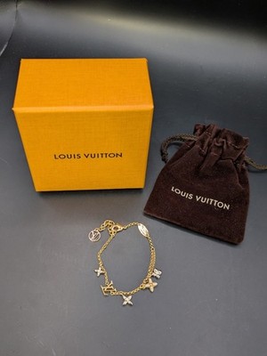 Neu in OVP Louis Vuitton Original LV Gramm M1044A Armband 21 cm goldfarben (PO)