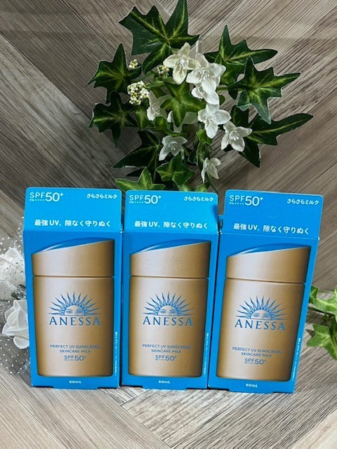 [3pcs Set] SHISEIDO ANESSA Perfect UV Sunscreen Skincare Mil