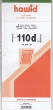 8 Hawid Stamp Mount Clear Strips 265x110mm For FDC's / Long Strips & Blocks NEW