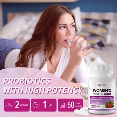 Women's Probiotic 240pcs,Aids Digestion,Promote Intestinal Health,Provide Energy