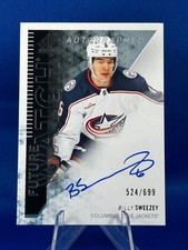 2023-24 SP Authentic Bill Sweezey RC Rookie Retro Future Watch Auto /699